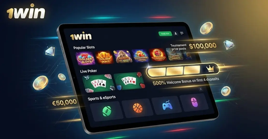 1win casino – 14.000+ onlayn oyun, 40+ idman növü, eSports və poker